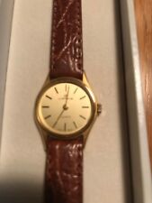 Orologio in oro LORENZ con cinturino in pelle