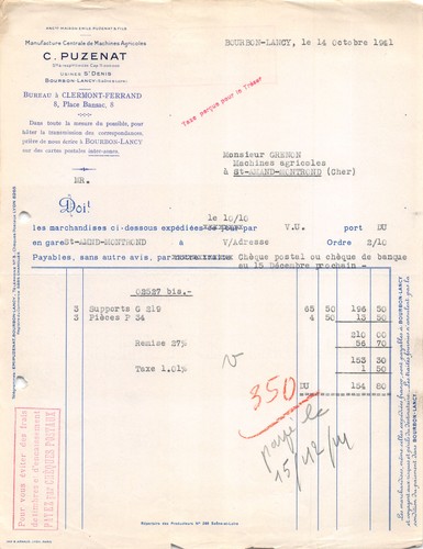 1941 manufacture centrale - 1941,
