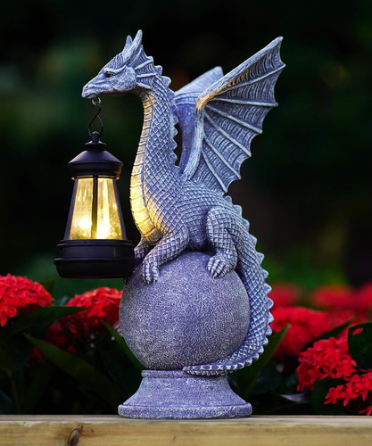Statua drago giardino - statua,