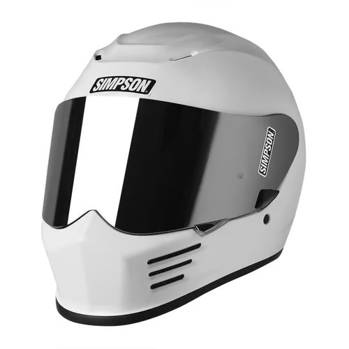 Casco simpson speed bianco - casco,
