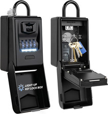 Large backlit outdoor key safe - outdoor,