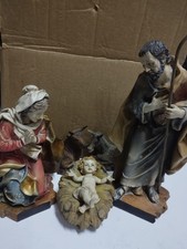 Presepe Natività in resina 5 pezzi - Altezza 25 cm