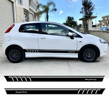 Adesivi Stickers Fiat Grande Punto Fasce Punto Sport laterali Auto Tuning Abarth