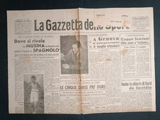 Foglio rivista La Gazzetta