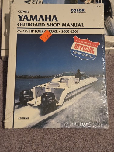 Clymer yamaha75 225 - yamaha75-225, hp