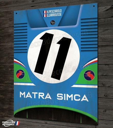 Plaque métal déco - , 40x30cm