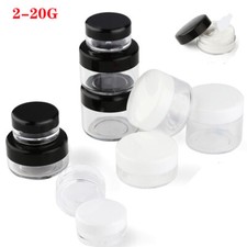 Barattolo cosmetico 10-100 pezzi vaso lozione campione scatola ombretto balsamo labbra contenitori lattice