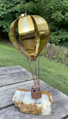 Scultura cesto mongolfiera mcm - scultura/cesto,