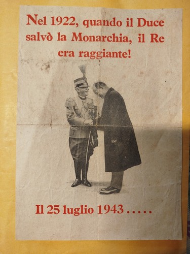 Volantino ww2 ventennio - volantino, ventennio.