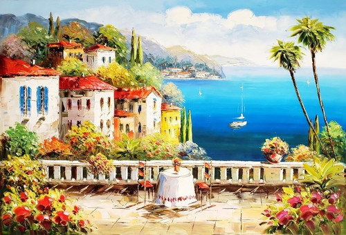 Veduta mediterraneo 6gm 2 - veduta,