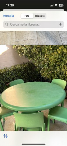 Tavolo tondo vintage 5 - tondo, sedie