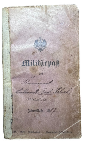 Wwi passaporto militare - passaporto,