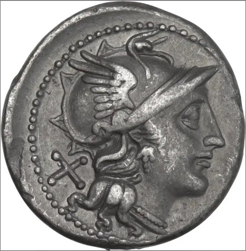 Moneta romana anonima - romana, denario