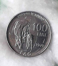 cento lire fao 1979 moneta
