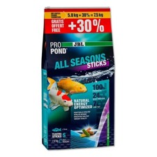 Jbl Pro Pond All Season Sticks S koi e pesci laghetto 5,8kg+30% omaggio=7,5  Kg