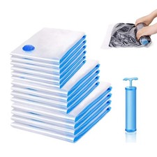 TTSTOIEE sacchetti sottovuoto vestiti 11 pezzi (con pompa), sacchi sottovuoto pi