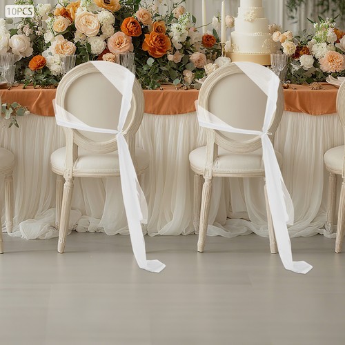10x sedia tessuto tulle - tessuto,