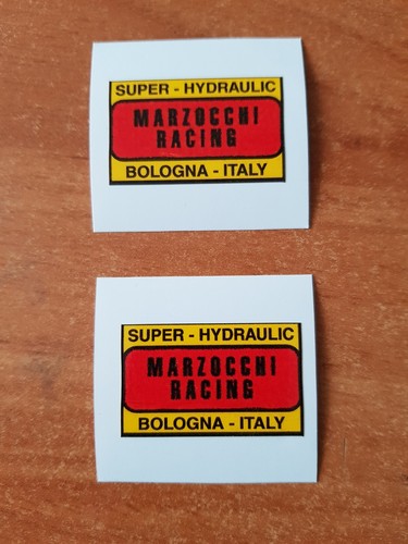 Coppia adesivi marzocchi - adesivi, "