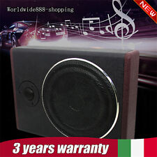 Kit Subwoofer Amplificato Sottosedile Sotto Auto Acciaio Inossidabile 600Watt