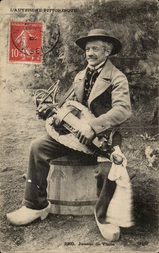 Joueur vielle auvergne - joueur, de