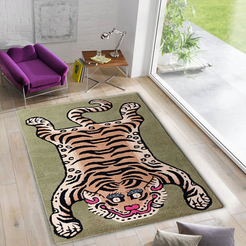 Tappeti tigre tibetana fatti - , a