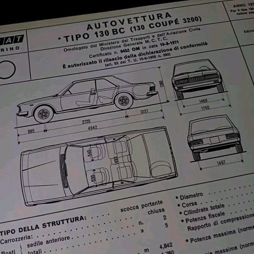 Fiat 130 coupe 3200 - coupe,
