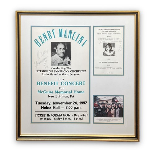 Henry mancini firmato benefit - mancini,