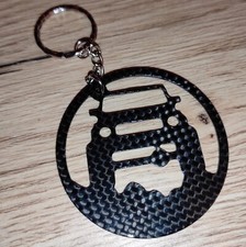 portachiavi in fibra di carbonio SUZUKI SAMURAI 4X4 keychain auto personalizzata