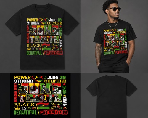 Shirt juneteen - t-shirt,