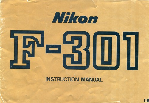 Nikon 301 manuale - f-301,