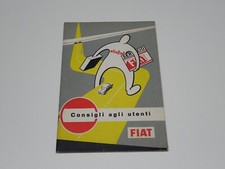 FIAT CONSIGLI AGLI UTENTI 1959