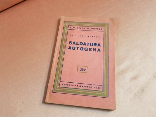 Buffoni saldatura autogena - f.,