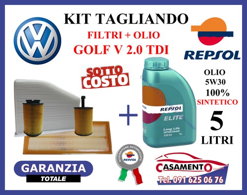 Kit tagliando olio motore - olio,