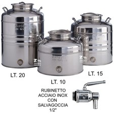 SANSONE FUSTO PER OLIO 15 LT