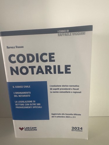 Codice notarile viggiani anno - codice,