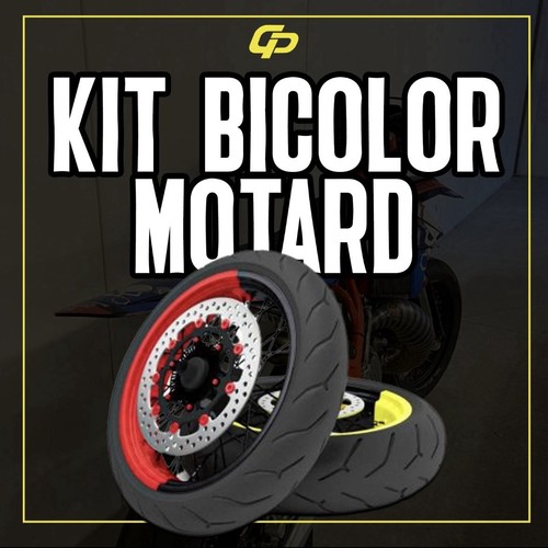 Kit adesivi cerchi bicolor