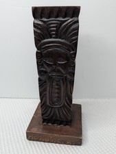 Scultura totem vintage Maya