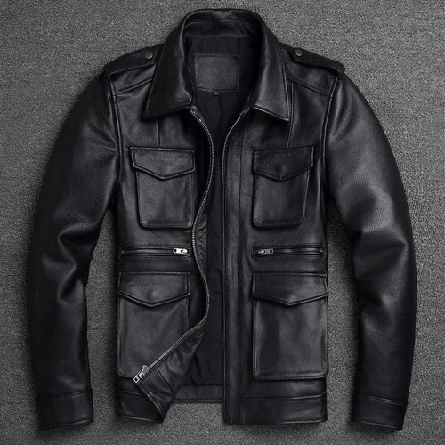Giacca uomo nera - 100%, vera
