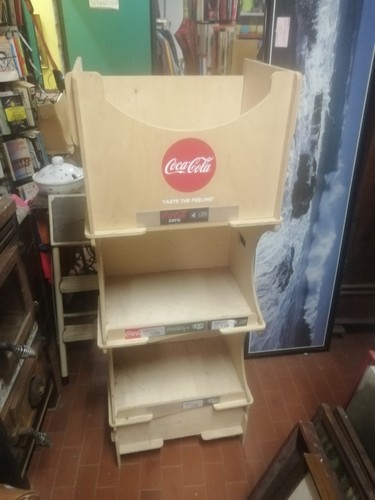 Espositore coca cola legno - coca-cola,