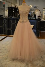 Mori Lee 4 blush ballgown with