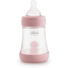 Chicco Biberon Anticolica Perfect 5 Flusso Lento 150 ml Rosa