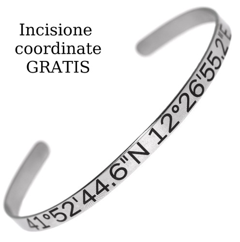 Bracciale acciaio 5mm - bracciale,