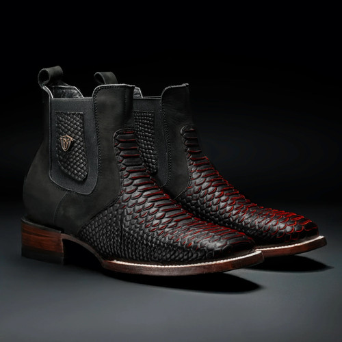 Stivaletto western vera - , pelle