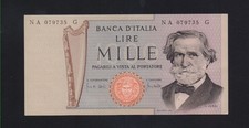 ITALIA - 1000 lire VERDI - II° tipo (1969) / Repubblica italiana / 03