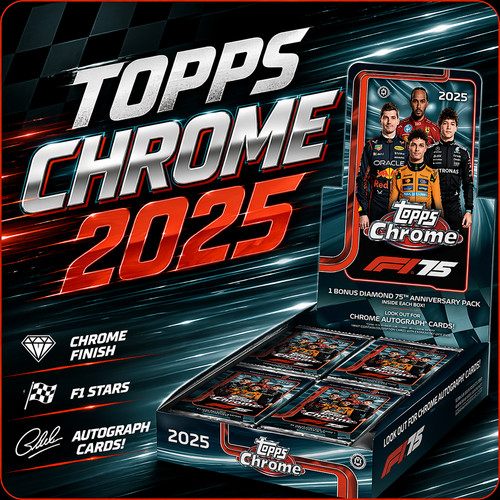 2025 topps chrome - topps, f1