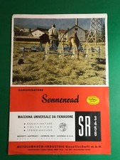 brochure SONNENRAD trattore ranghinatore