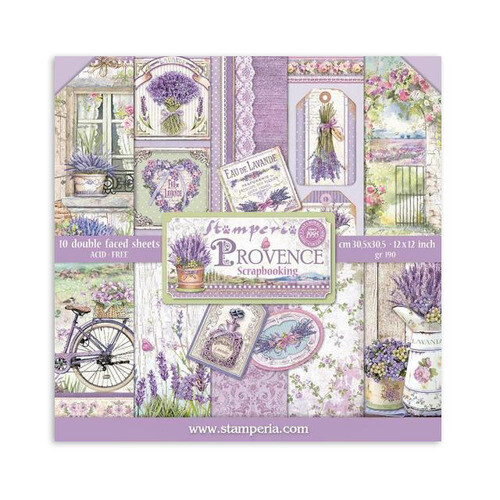 Blocco 10fg carte scrap