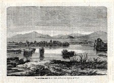 Stampa antica TIVOLI veduta