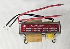 NUOVO Trasformatore di Potenza per Insegna Neon, Lone Star PRI: 120V,60 Hz, SEC: 5000V, 10ma