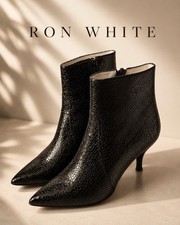 Stivaletto Ron bianco nero